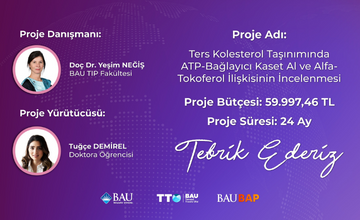 BAU Projesi TÜBİTAK'tan Destek Almaya Hak Kazandı